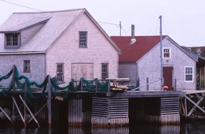 Framed Print : N. A. Canada, Nova Scotia. Fish sheds near Peggys Cove Framed Print : N. A. Canada, Nova Scotia. Fish sheds near Peggys Cove
