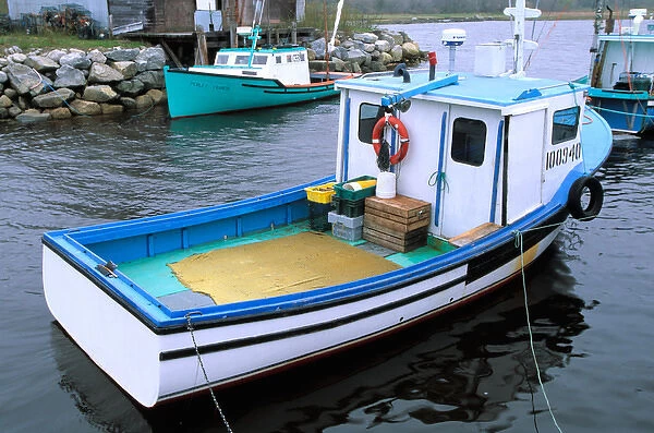 N. A. Canada, Nova Scotia. Lobster boats
