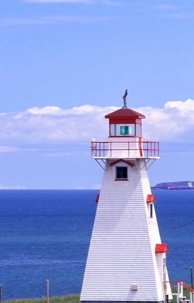 N. A. Canada, Prince Edward Island. Cape Tryon lighthouse