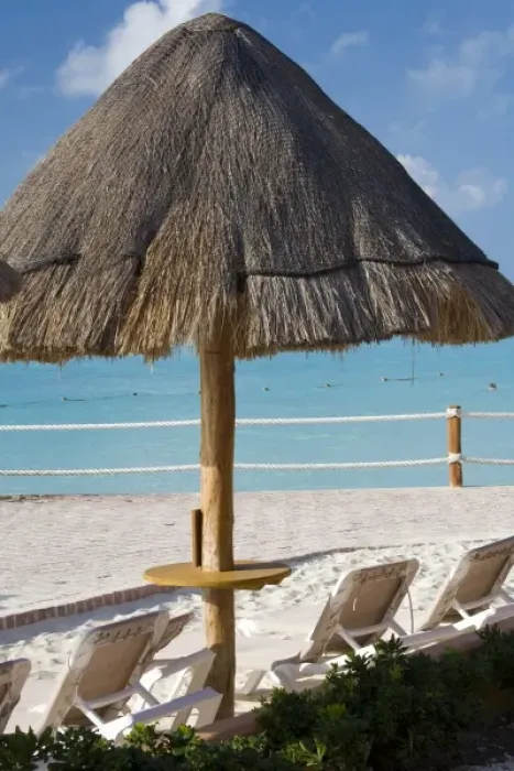 Framed Print : N. A. Mexico, Quintana Roo, Cancun. A palapa, made from authentic palm thatch hand woven in Mexico Framed Print : N. A. Mexico, Quintana Roo, Cancun. A palapa, made from authentic palm thatch hand woven in Mexico