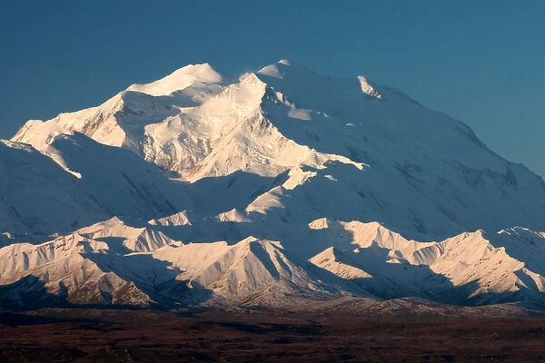 N. A. USA, Alaska. Mt. McKinley in Denali National Park