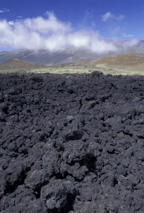 Framed Print : N. A. USA, Hawaii, Big Island Lava rock