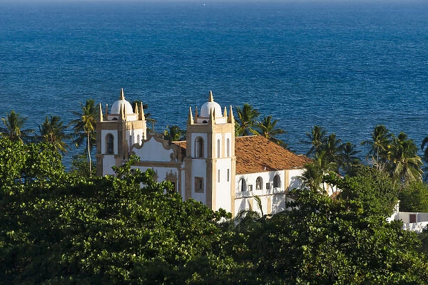 N. S. do Carmo Church by the ocean, Olinda (UNESCO World Heritage site), Pernambuco State