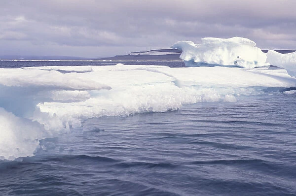 NA, Canada, Canadian Arctic, Beechey Island Ice formations in Erebus Bay