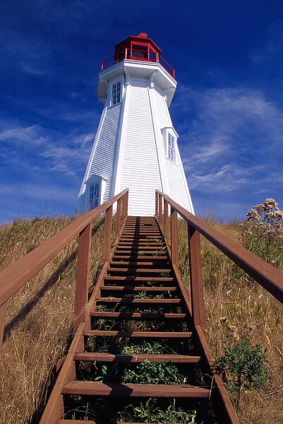 NA, Canada, New Brunswick, Campobello Island. Mulholland lighthouse