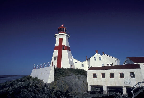 NA, Canada, New Brunswick, Campobello Island Head Harbour Light Station