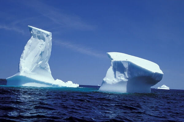 NA, Canada, Newfoundland, Trinity Bay Icebergs, Melrose