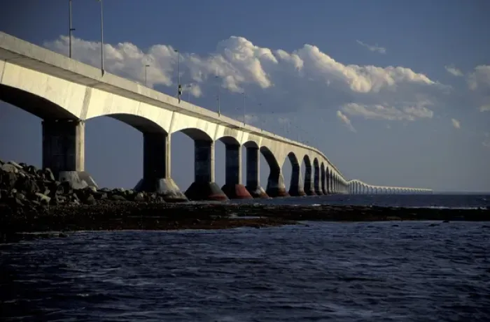 Framed Print : NA, Canada, Nova Scotia, Prince Edward Island Confederation Bridge links Prince Framed Print : NA, Canada, Nova Scotia, Prince Edward Island Confederation Bridge links Prince