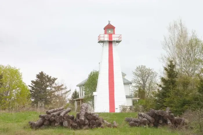 Framed Print : NA, Canada, Prince Edward Island. St. Andrews lighthouse
