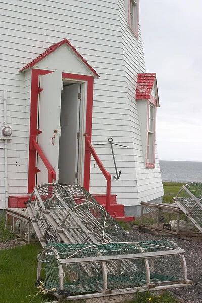 NA, Canada, Prince Edward Island. Panmure Island lighthouse