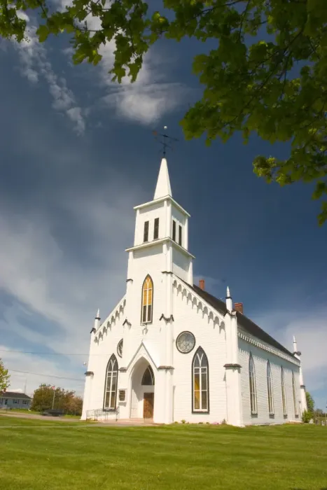 Framed Print : NA, Canada, Prince Edward Island. Malpeque United Church