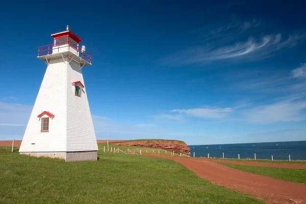 NA, Canada, Prince Edward Island. Cape Tryon lighthouse