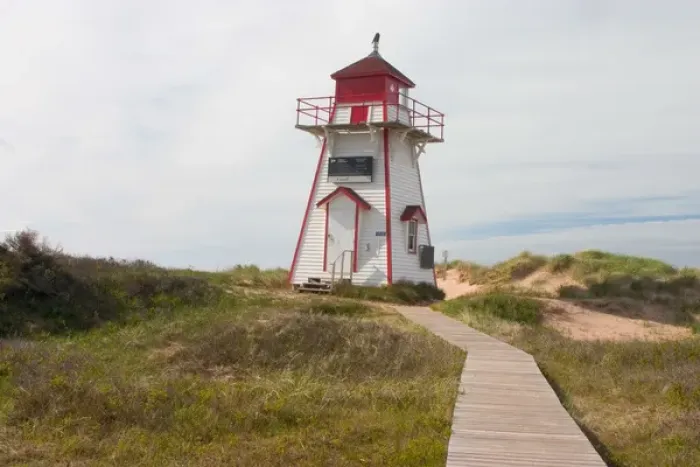 Framed Print : NA, Canada, Prince Edward Island National Park. Cove Head lighthouse Framed Print : NA, Canada, Prince Edward Island National Park. Cove Head lighthouse