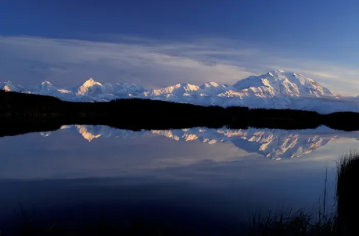 Framed Print : NA, USA, Alaska, Denali NP, Mt. McKinley reflected in tundra pond at sunset Framed Print : NA, USA, Alaska, Denali NP, Mt. McKinley reflected in tundra pond at sunset