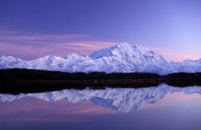 Framed Print : NA, USA, Alaska, Denali NP Mt. McKinley (Denali), showing the north face of Denali