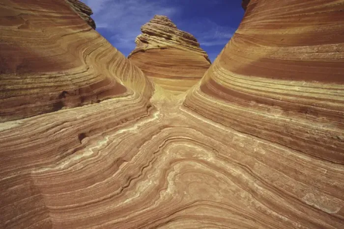 Framed Print : NA, USA, Arizona, Vermillion Cliffs Wilderness Slickrock formation, Coyote Buttes