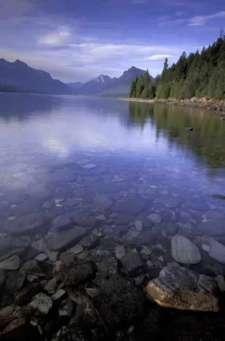 Framed Print : NA, USA, Montana, Glacier NP Lake McDonald