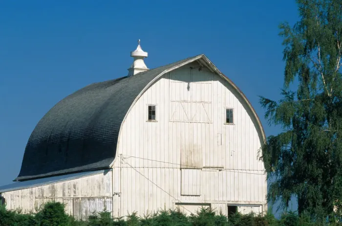 Framed Print : NA, USA, Oregon. White barn with cupola Framed Print : NA, USA, Oregon. White barn with cupola