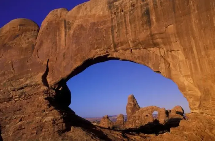 Framed Print : NA, USA, Utah, Arches National Park. Turret Arch