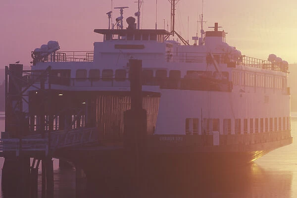 NA, USA, Washington, Anacortes Washington State Ferry Evergreen State'