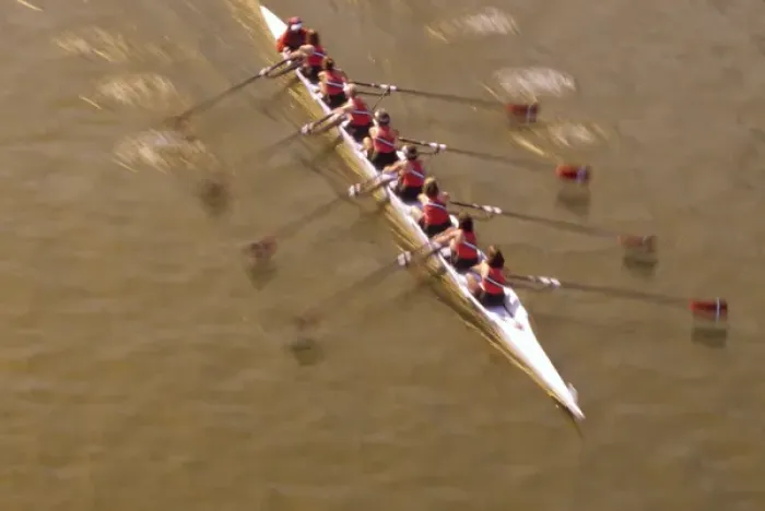 Framed Print : NA, USA, Washington, Seattle, Crew Rowing in Motion Framed Print : NA, USA, Washington, Seattle, Crew Rowing in Motion