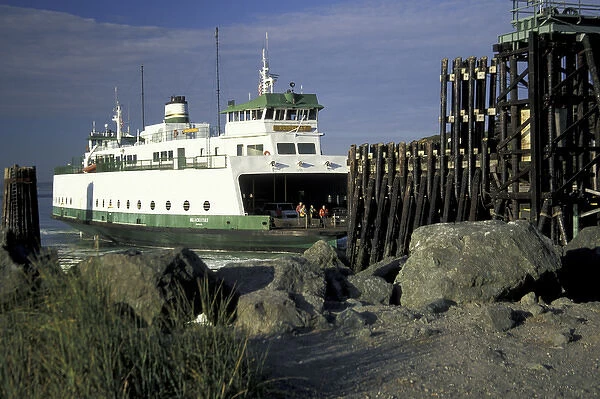 NA, USA, Washington, Whidbey Island Washington state ferry Klickitat'