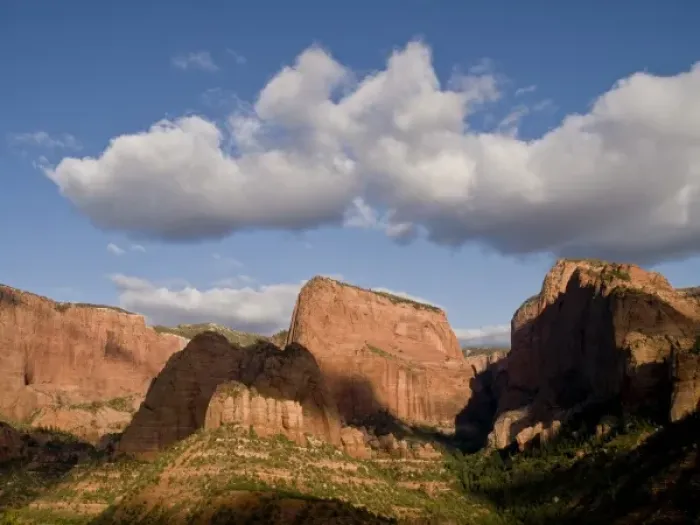 Framed Print : Nagunt Mesa and Timber Top Mountain, Kolob Canyons, Zion National Park, UT