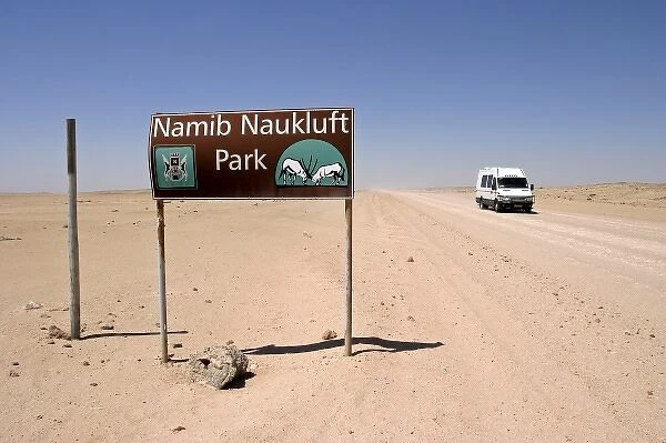 Namib Naukluft National Park Road Sign, Namibia