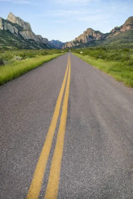 Framed Print : National Forest Road into the Chiricahua Mountains Framed Print : National Forest Road into the Chiricahua Mountains