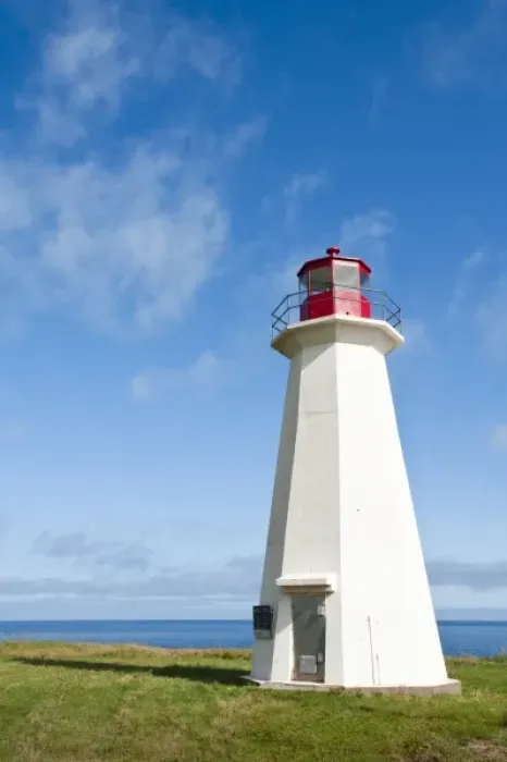Framed Print : Naufrage, Prince Edward Island. Shipwreck Point Lighthouse