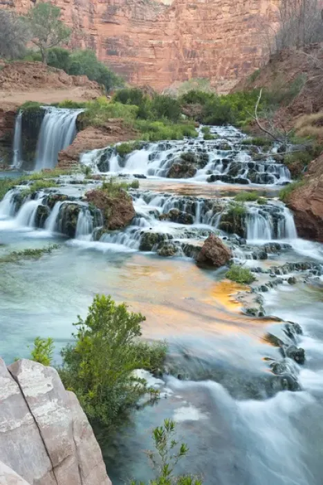 Framed Print : Navajo Falls on the Havasupai Reservation in Arizona, USA Framed Print : Navajo Falls on the Havasupai Reservation in Arizona, USA