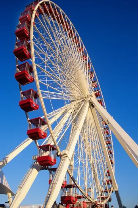 Framed Print : The Navy Pier ferris wheel in Chicago, Illinois. navy, pier, ferris, wheel Framed Print : The Navy Pier ferris wheel in Chicago, Illinois. navy, pier, ferris, wheel