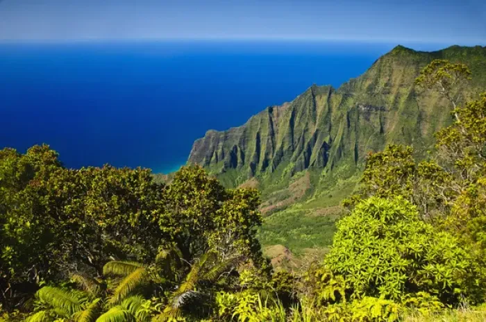 Framed Print : Nepali Coast Overlook XXXXX, Kauai, Hawaii