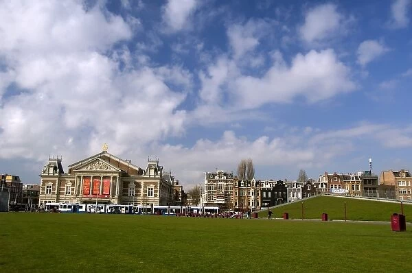 Netherlands (aka Holland), Amsterdam. Concertgebouw (Concert Hall) designed by Al