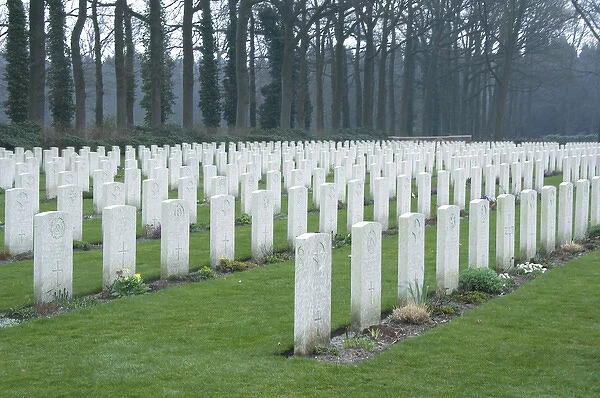 Netherlands (aka Holland), Arnhem, Oosterbeek. WWII cemetery for the Battle of Arnhem