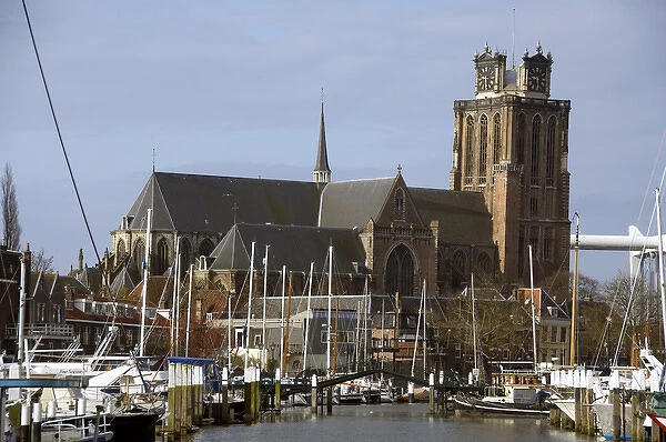 Netherlands (aka Holland), Dordrecht. Grote Kerk (aka The Great Church or Church