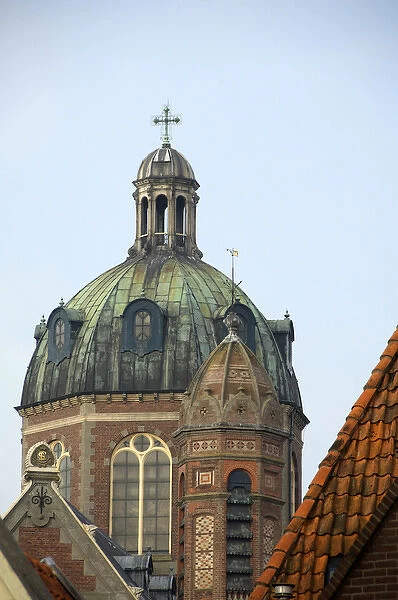 Netherlands (aka Holland), West Friesland, Hoorn. Neo-Renaissance style Roman Catholic H