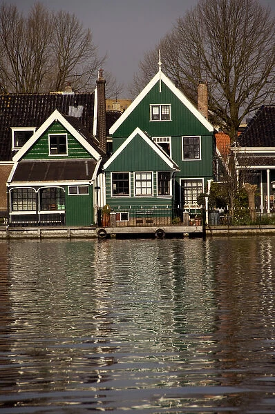 Netherlands (aka Holland), Zaandam. Zaanse Schans, historic open air museum, tradidional