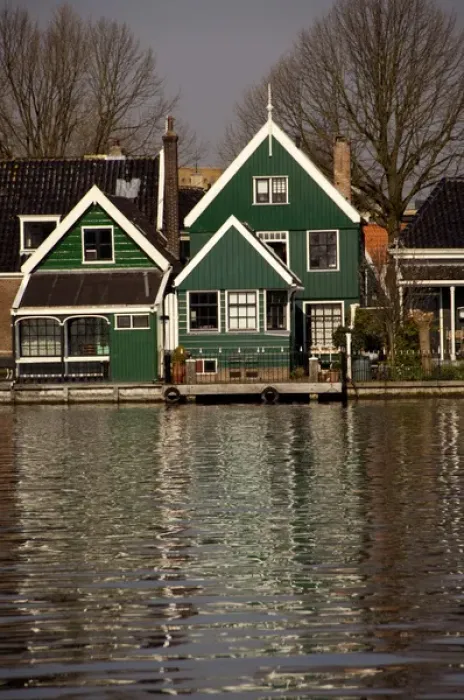 Framed Print : Netherlands (aka Holland), Zaandam. Zaanse Schans, historic open air museum, tradidional Framed Print : Netherlands (aka Holland), Zaandam. Zaanse Schans, historic open air museum, tradidional
