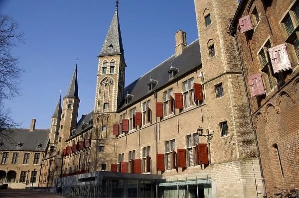 Netherlands (aka Holland), Zeeland, Middelburg. Middelburg Abbey dates back to 1100