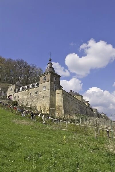 Netherlands, Limburg, Mstricht, Chateau Neercaane, terraced castle, UNESCO site