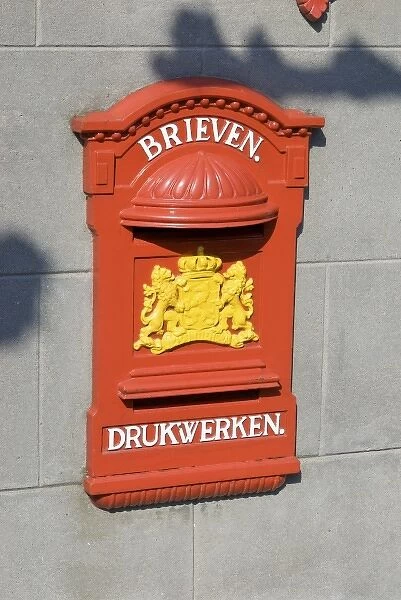 Netherlands, North Holland, West-Frisia, Enkhuizen, mailbox