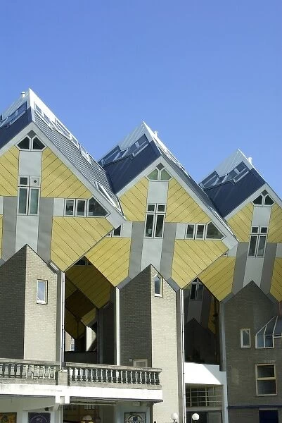 Netherlands, South Holland, Rotterdam, Kubuswoningen, or cube houses, Kubus Huis