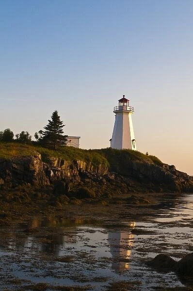 New Brunswick, Canada. Letite Passage Lighthouse (Greens Point Lightstation)