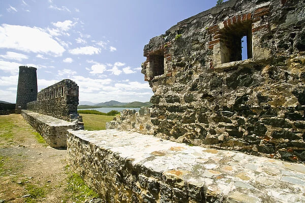 NEW CALEDONIA, Central Grande Terre Island, La Foa. Fort Teremba- Colonial fort built