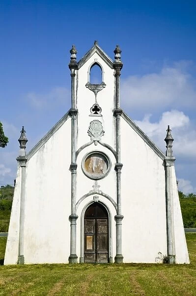 New Caledonia, Central Grande Terre Island, Nemeara. Colonial Church
