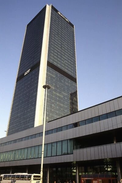 New Eastern Europe Warsaw Poland Marriott Hotel skyscraper