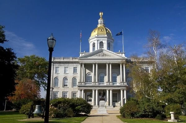 The New Hampshire State House is the state capitol building located in Concord, New Hampshire, USA