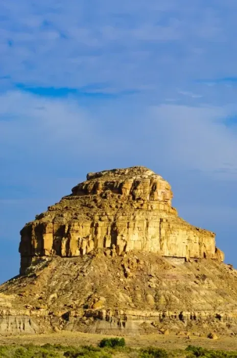 Framed Print : New Mexico. A sandstone butte in Chaco Culture National Historical Park scenery New Mexico Framed Print : New Mexico. A sandstone butte in Chaco Culture National Historical Park scenery New Mexico