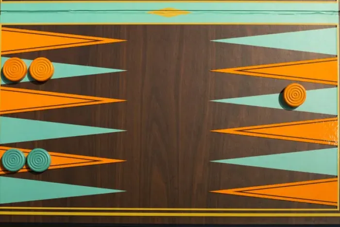 Framed Print : New York City, NY, USA. Backgammon board game Framed Print : New York City, NY, USA. Backgammon board game